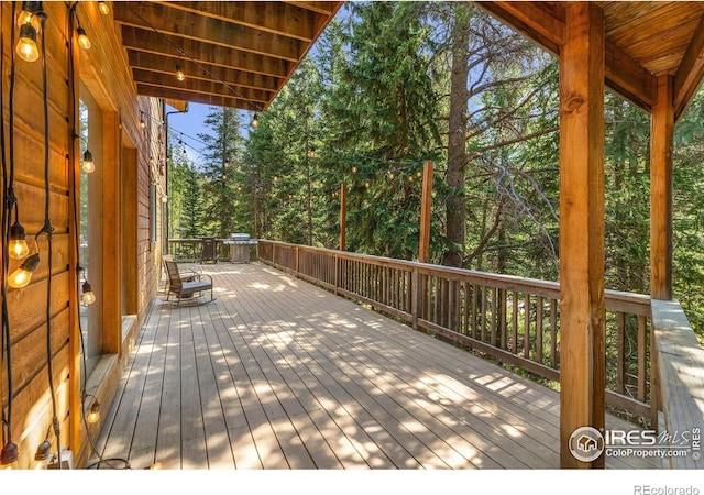 3727 Gamble Gulch Rd, Black Hawk, CO 80422 - view of deck