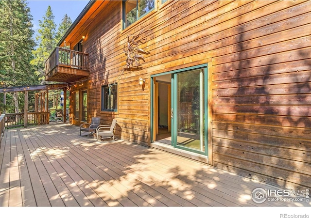 3727 Gamble Gulch Rd, Black Hawk, CO 80422 - view of wooden deck