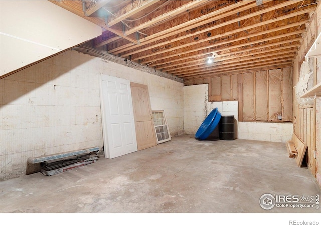 3727 Gamble Gulch Rd, Black Hawk, CO 80422 - view of unfinished basement