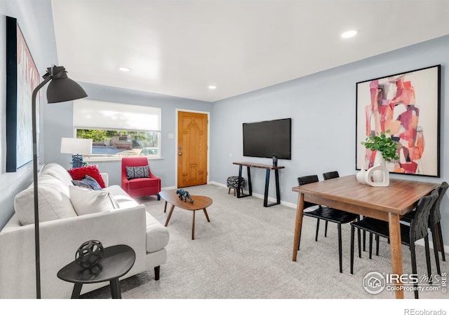 4240 Harlan St, Wheat Ridge, CO 80033 - living room with carpet and recessed lighting