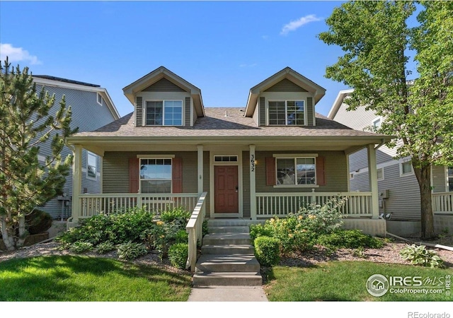 3632 Cassiopeia Ln, Fort Collins, CO 80528 - view of front of property with a porch