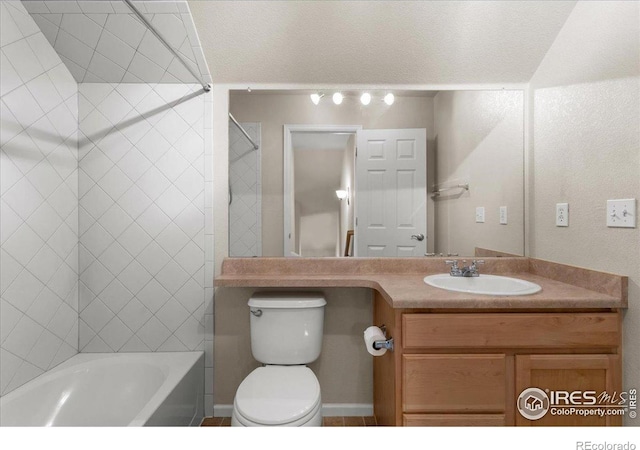 3632 Cassiopeia Ln, Fort Collins, CO 80528 - bathroom featuring vanity and washtub / shower combination