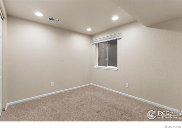 3632 Cassiopeia Ln, Fort Collins, CO 80528 - carpeted spare room featuring recessed lighting and baseboards