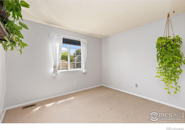1026 Red Oak Dr, Longmont, CO 80504 - carpeted empty room with baseboards and a textured ceiling