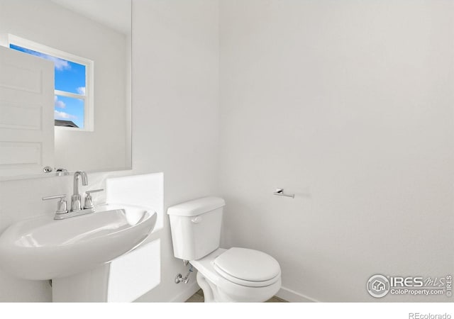 3178 Buffalo Grass Ln, Wellington, CO 80549 - half bathroom featuring a sink and toilet