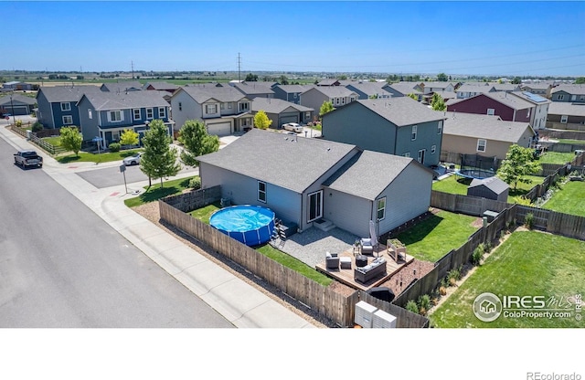 2065 Wildwood St, Lochbuie, CO 80603 - aerial perspective of suburban area