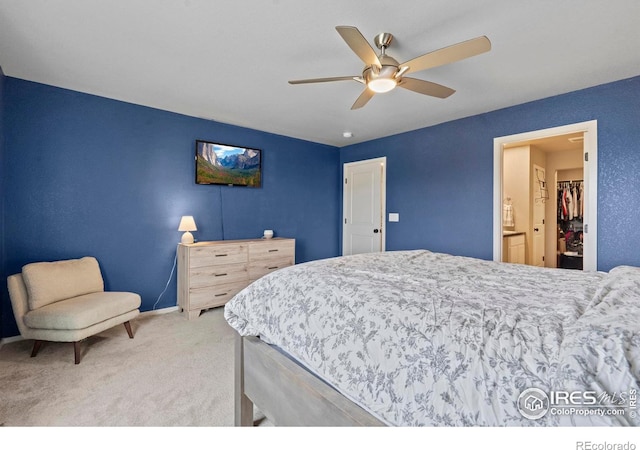 3644 Ronald Reagan Ave, Wellington, CO 80549 - carpeted bedroom with a ceiling fan and baseboards