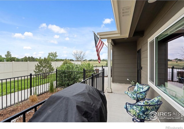 3644 Ronald Reagan Ave, Wellington, CO 80549 - patio / terrace featuring a grill