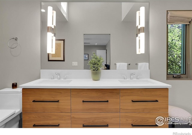 3470 16th St, Boulder, CO 80304 - full bath with toilet and double vanity