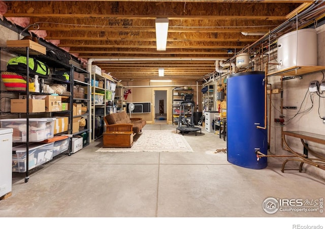 108 Lonestar Rd, Lyons, CO 80540 - unfinished basement featuring water heater