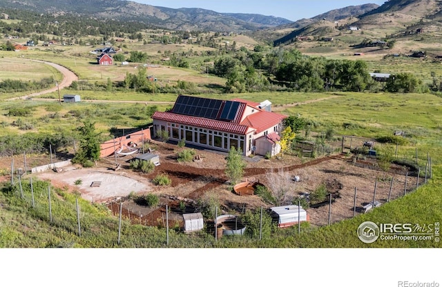 108 Lonestar Rd, Lyons, CO 80540 - overview of rural landscape with a mountainous background