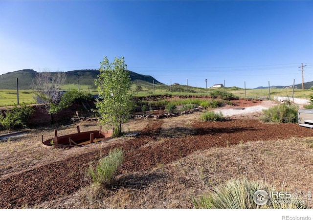 108 Lonestar Rd, Lyons, CO 80540 - view of yard featuring a mountain view