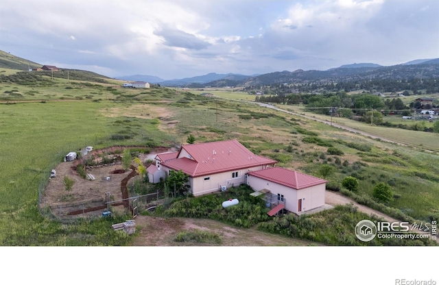 108 Lonestar Rd, Lyons, CO 80540 - overview of rural landscape featuring a mountain backdrop