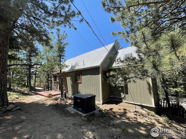 383 Evergreen Rd, Black Hawk, CO 80422 - view of home's exterior featuring a metal roof