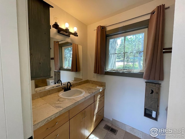 383 Evergreen Rd, Black Hawk, CO 80422 - bathroom featuring vanity and tile patterned flooring
