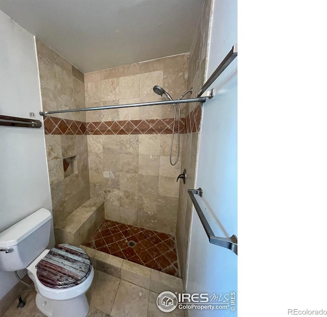 383 Evergreen Rd, Black Hawk, CO 80422 - full bath with toilet and a tile shower