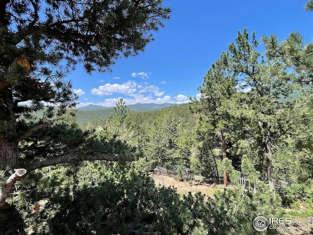 383 Evergreen Rd, Black Hawk, CO 80422 - view of mountain background featuring a forest
