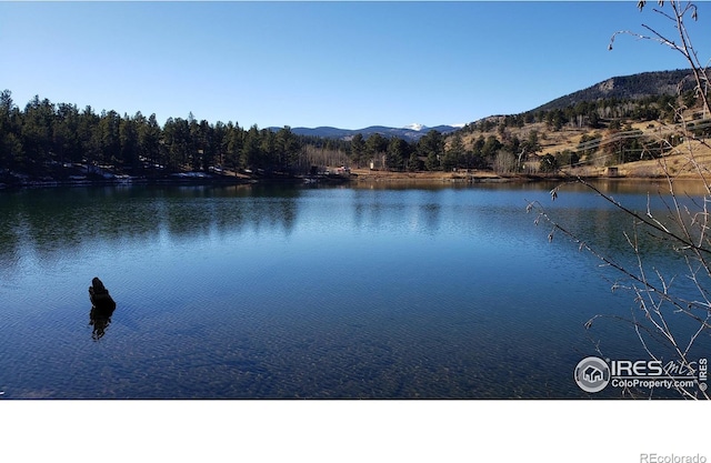 383 Evergreen Rd, Black Hawk, CO 80422 - water view featuring a mountainous background