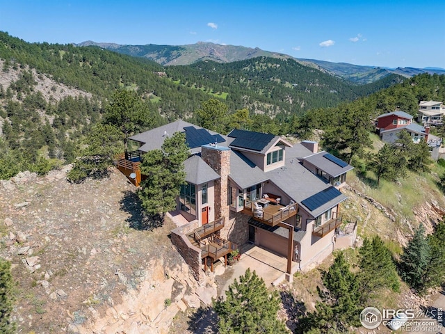 6183 Red Hill Rd, Boulder, CO 80302 - view of subject property with a mountainous background