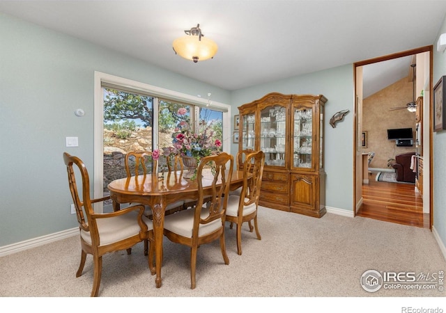 6183 Red Hill Rd, Boulder, CO 80302 - dining space featuring light colored carpet