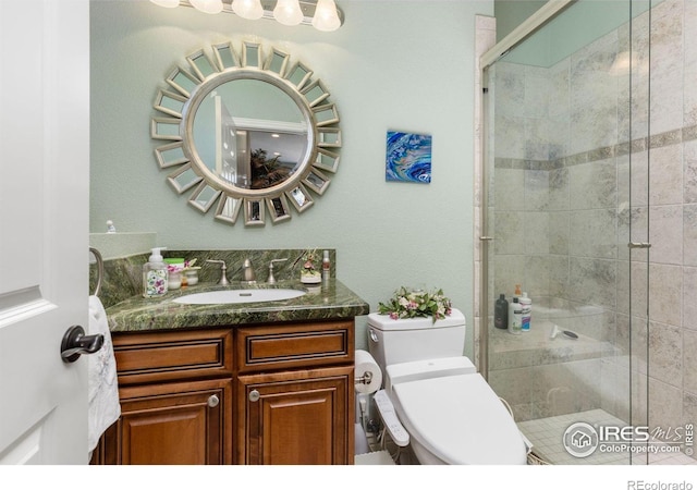 6183 Red Hill Rd, Boulder, CO 80302 - full bathroom with vanity and a shower stall
