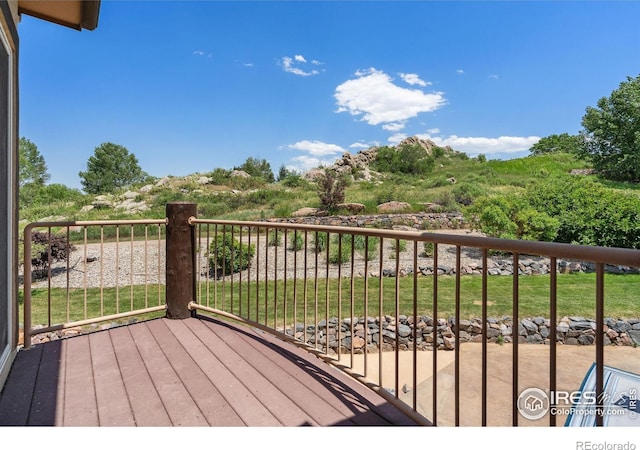 4926 Saint Andrews Ct, Loveland, CO 80537 - view of deck