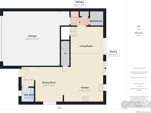 3840 Katmai Ave, Evans, CO 80620 - view of room layout