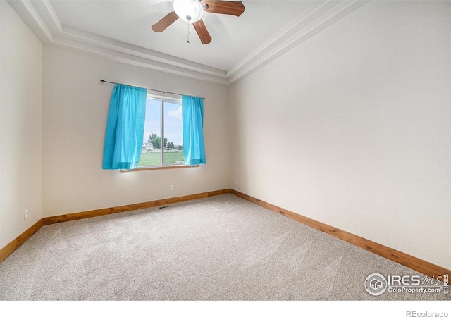 20199 Leola Way, Eaton, CO 80615 - empty room featuring carpet flooring and a ceiling fan