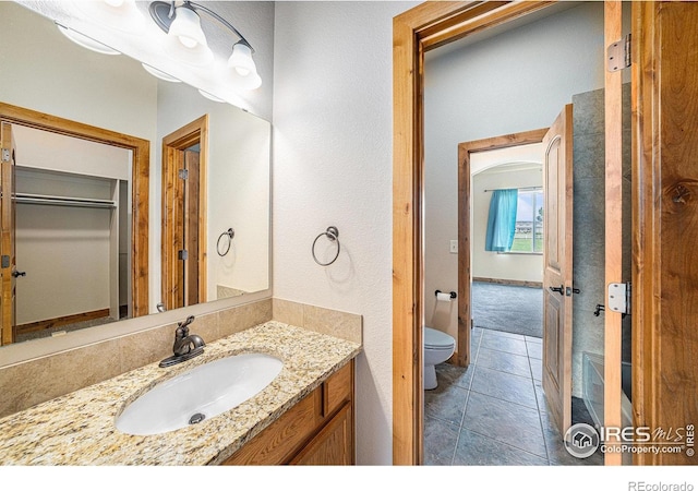 20199 Leola Way, Eaton, CO 80615 - bathroom with vanity and tile patterned floors