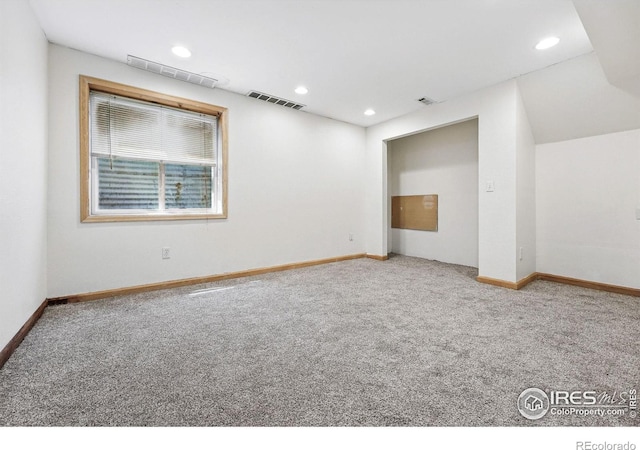 3593 S Gibralter Cir, Aurora, CO 80013 - empty room featuring carpet floors and recessed lighting