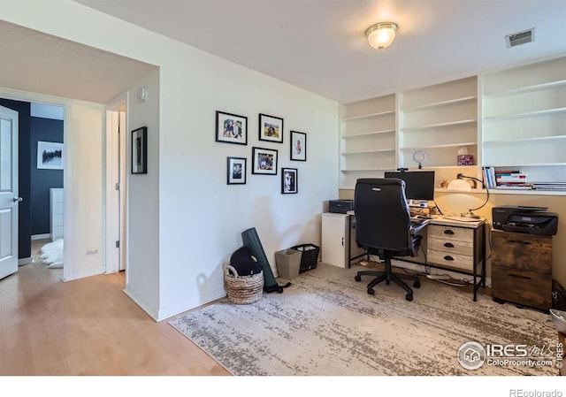 1149 Quince Ave, Boulder, CO 80304 - home office featuring wood finished floors and built in features