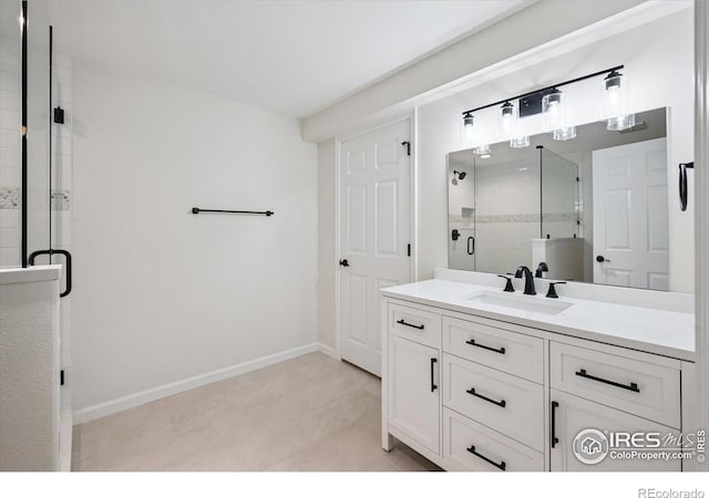 2023 Mammoth Ct, Evergreen, CO 80439 - full bath featuring a stall shower and vanity