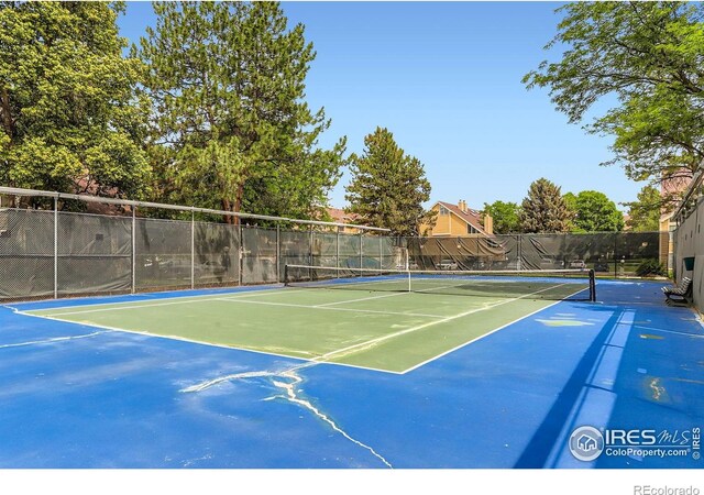 5918 Gunbarrel Ave Unit B, Boulder, CO 80301 - view of tennis court featuring community basketball court