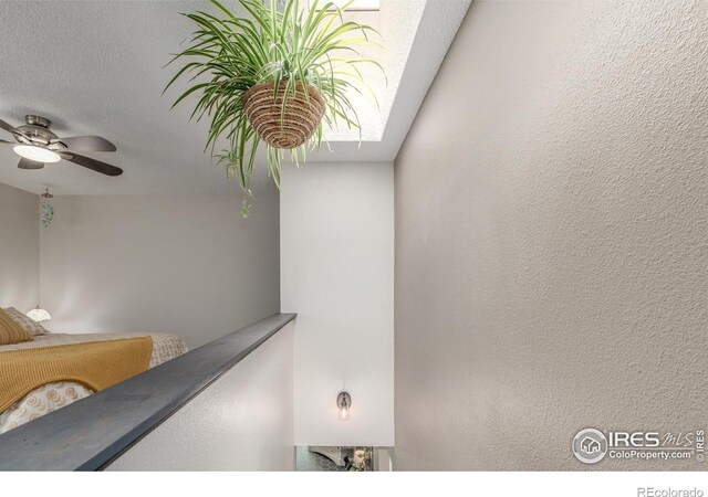 2707 W Stuart St, Fort Collins, CO 80526 - detailed view of ceiling fan and a textured wall