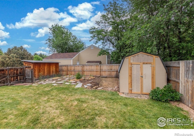 2707 W Stuart St, Fort Collins, CO 80526 - fenced backyard with a storage shed