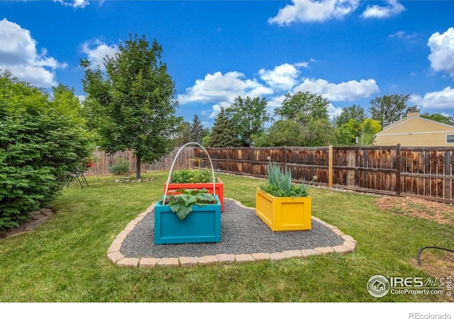 2707 W Stuart St, Fort Collins, CO 80526 - view of jungle gym featuring a fenced backyard and a garden