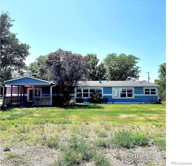 18082 County Road 25, Brush, CO 80723 - view of front facade featuring a front yard