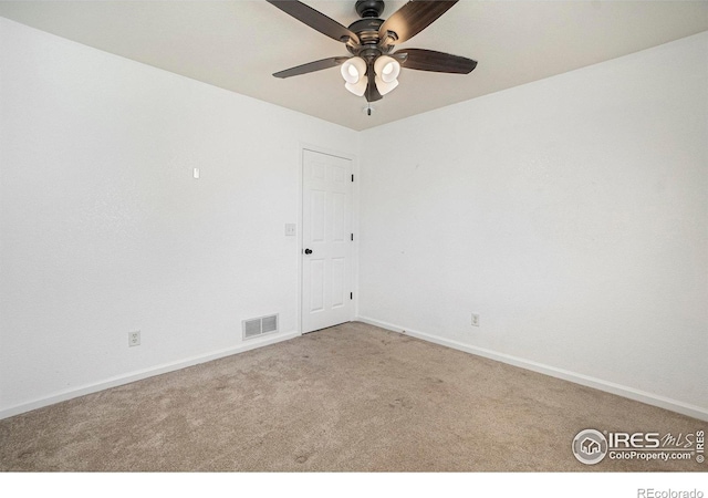 3536 38th Ave, Evans, CO 80620 - unfurnished room featuring carpet and ceiling fan
