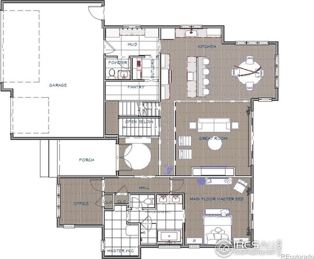 848 Trail Ridge Dr, Louisville, CO 80027 - view of property floor plan