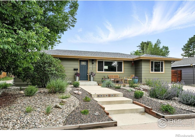 1217 Sycamore St, Fort Collins, CO 80521 - view of single story home