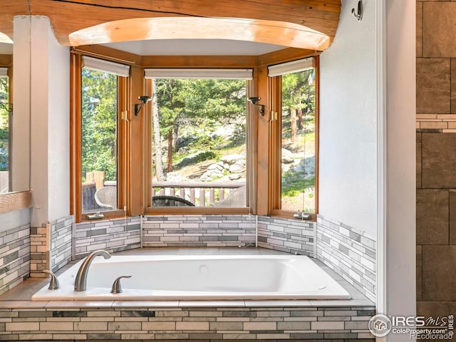 24043 Eagle Cliff Trl, Conifer, CO 80433 - full bath with a garden tub and plenty of natural light