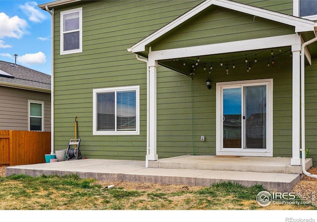 2310 Angus St, Mead, CO 80542 - rear view of property featuring a patio area