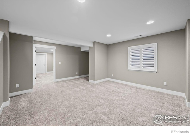 2384 Ponderosa Pl, Erie, CO 80516 - spare room featuring carpet flooring and recessed lighting