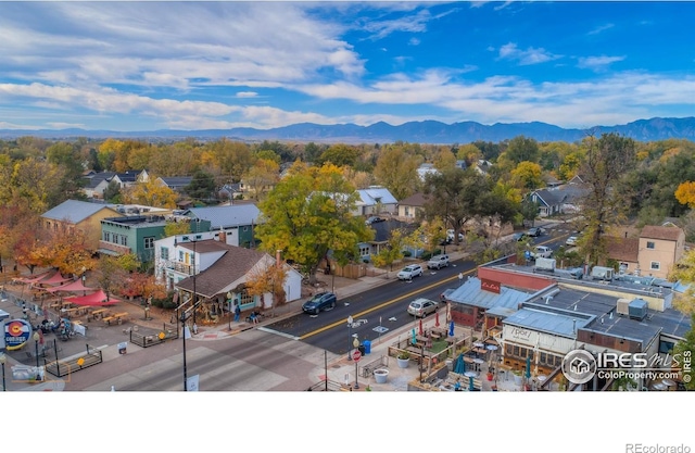 419 Centennial Dr, Louisville, CO 80027 - aerial perspective of suburban area with a mountainous background