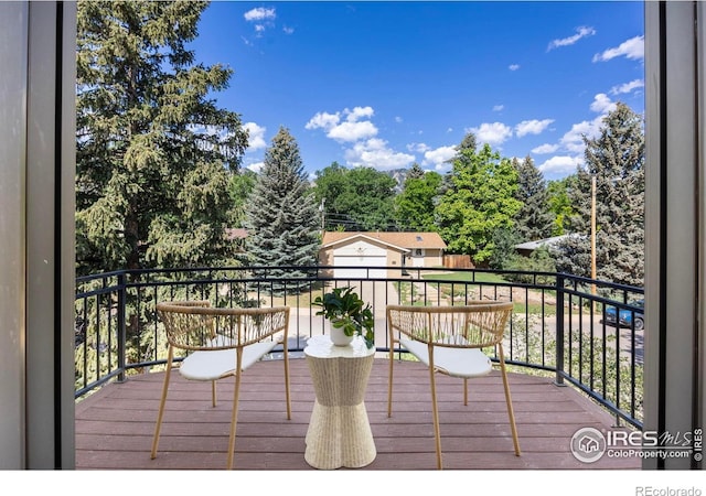 1260 Claremont Dr, Boulder, CO 80305 - view of deck