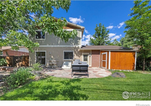1260 Claremont Dr, Boulder, CO 80305 - rear view of property featuring a patio