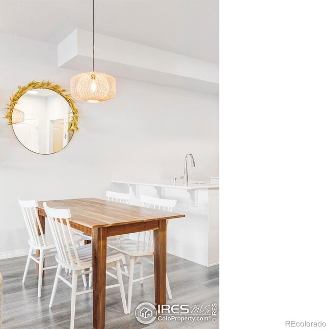 897 Winding Brook Dr, Berthoud, CO 80513 - dining area featuring light wood finished floors