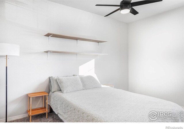 897 Winding Brook Dr, Berthoud, CO 80513 - bedroom featuring carpet floors and a ceiling fan