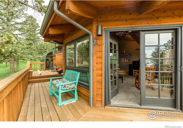 394 Deer Trail Cir, Boulder, CO 80302 - view of deck