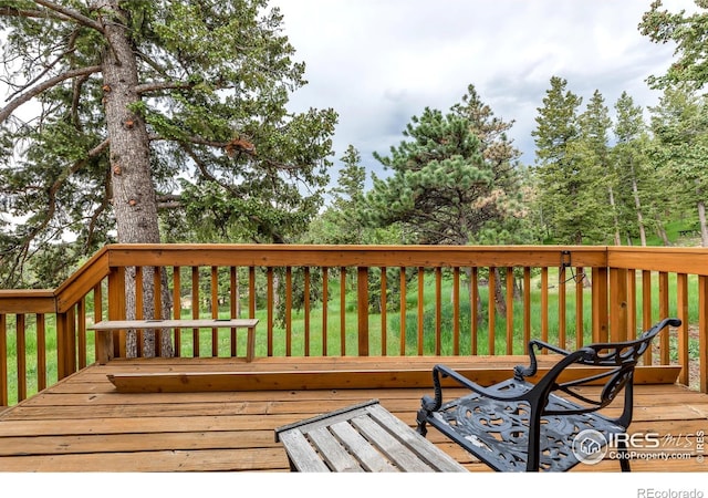 394 Deer Trail Cir, Boulder, CO 80302 - view of wooden terrace